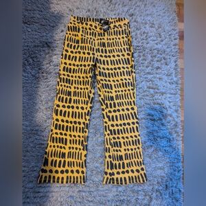 Nooworks Dorcas Code kick flare pants size XS